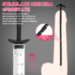 Easy to inject lubricant and insert deeper