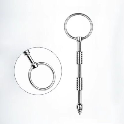 Stainless Steel Penis Plug Urethral Catheter  Sounding Stimulate Urethral Stretching Dilator
