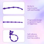 Silicone Urethral Sound Stick Stimulator Penis Plug Beads - Image 2