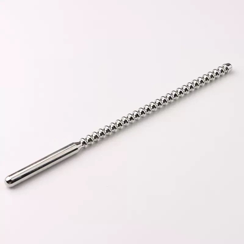 304 Stainless Steel Penis Plug with Multi Beads Smooth Urethral Dilators