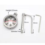 Spikes Screw Male Cock Ring Penis Lock Chastity Device Belt With Catheter Stealth - Image 5