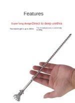 304 Stainless Steel Urethral Sounding Stimulator(long 30cm) - Image 2