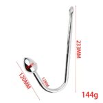 304 Stainless Steel Anal Hook Small Medium Large Ball Head Prostate Massager