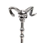 Dilatador uretral con diseño de calavera hueca de Metal, tapón para pene, dispositivo de masturbación masculina, Juguetes sexuales con sonido uretral - Image 3