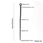 40cm Super Long Urethral Sound Soft Silicone Penis Plug Beads - Image 2