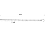 380mm Stainless Steel Super Long Beaded Urethral Sound - Image 5