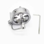 Spikes Screw Male Cock Ring Penis Lock Chastity Device Belt With Catheter Stealth - Image 6