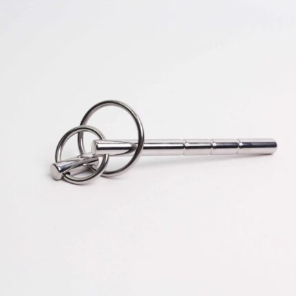 304 Stainless Steel Urethral Sound Penis Dilator Chastity Ring Penis（long 10cm）