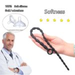 40cm Super Long Urethral Sound Soft Silicone Penis Plug Beads - Image 4