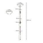 304 Stainless Steel Extended horse eye stick urethral plug - Image 3
