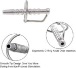 304 Hollow Stainless Steel Urethral Sounds Penis Plug with Cock Ring - Image 3