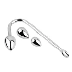 304 Stainless Steel Anal Hook Small Medium Large Ball Head Prostate Massager - Image 4