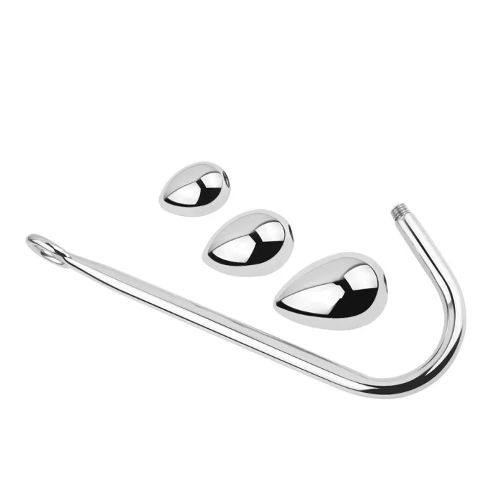 Metal Prostate Tools Stainless Steel Anal Hook Small Medium Large Ball Head for Choose Butt ...
