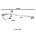 Hollow Urethral Catheter With Silicone Tube Metal Urethral Sound - Image 2