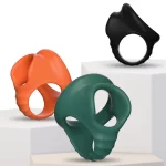 Penis Ring Reusable Silicone Stretchy Semen Cock Ring Penis（Random Color） - Image 3