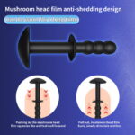 New design Beads Silicone Hollow Penis Plug