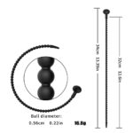 7 Sizes Silicone Urethral Plug Horse Eye Stick Urethral Dilator Pull Beads Penis Catheter Male Masturbation Stimulator Sex Toys - Image 7